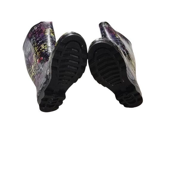 Corkys Fleur De Lis Size 10 Rain Boots Rubber Boots - Picture 4 of 10